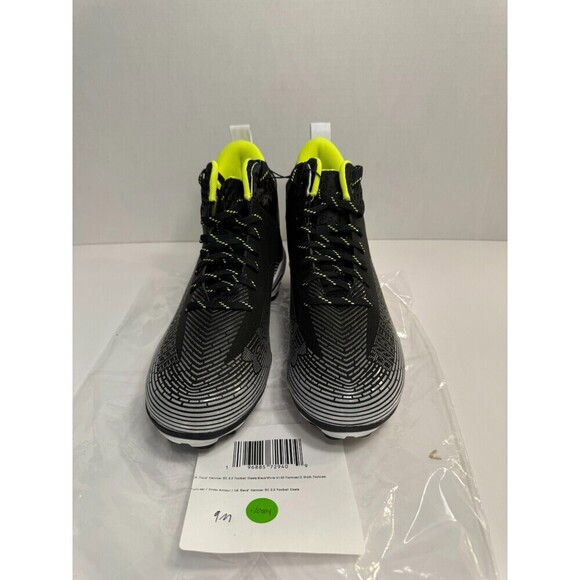 .9069 Under Armour Hammer MC 2.0 Football Cleats Black/Yellow US-9.5 Mens - Picture 1 of 5